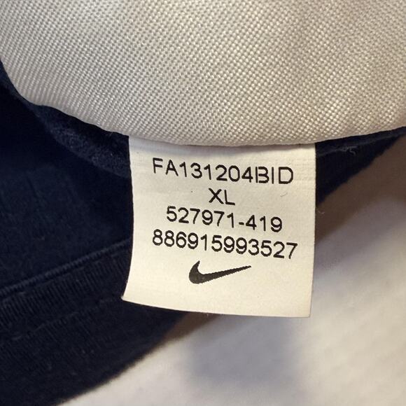 Dallas Cowboys Pullover Mens XL Blue White NFL Football Nike Dri Fit Quarter Zip - Picture 12 of 12